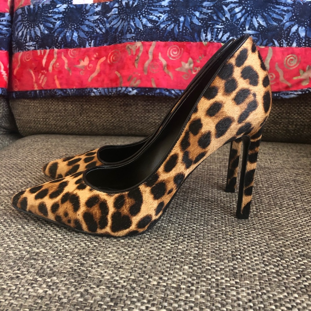 Nine West Leopard print heels